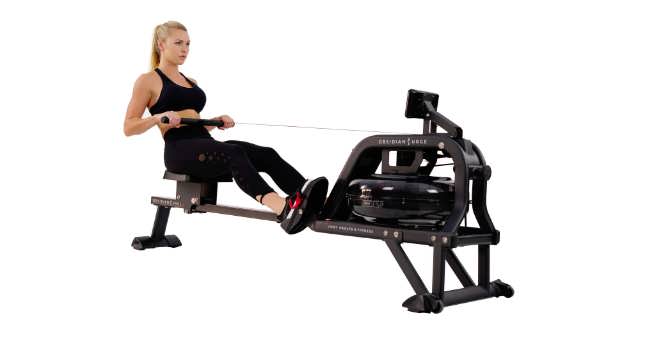 wooden rowing machine